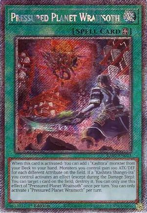 Pressured Planet Wraitsoth (Platinum Secret Rare) (RA02-EN073) - 25th Anniversary Rarity Collection II 1st Edition