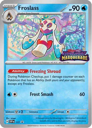 Froslass - 117 - [Cartes promotionnelles SV Scarlet &amp; Violet] Holofoil 