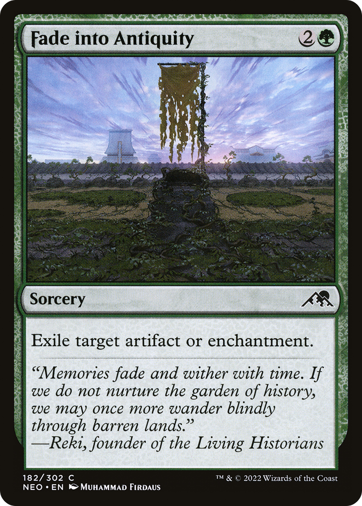 Fade into Antiquity (NEO-182) - [Kamigawa: Neon Dynasty]