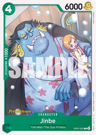 Jinbe (027) (OP07-027) - Cartes de pré-sortie 500 ans dans le futur