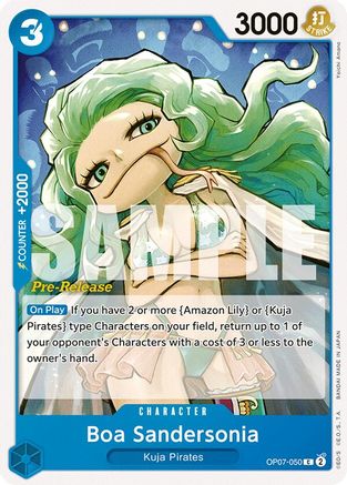 Boa Sandersonia (OP07-050) - 500 Years in the Future Pre-Release Cards