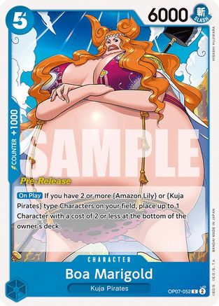 Boa Marigold (OP07-052) - 500 Years in the Future Pre-Release Cards