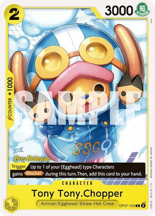 Tony Tony.Chopper (103) (OP07-103) - 500 Years in the Future Pre-Release Cards