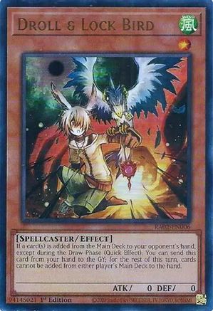 Droll &amp; Lock Bird (UR) (RA02-EN006) – 25e anniversaire Rarity Collection II 1ère édition