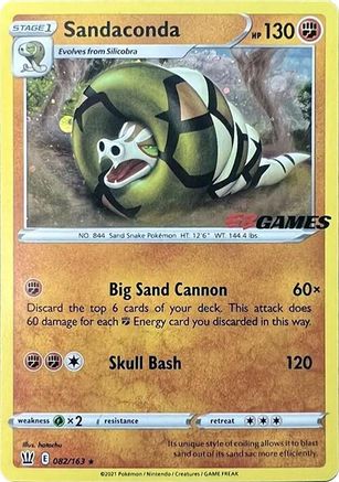 Sandaconda - 082/163 (EB Games Exclusive) 82 - [Miscellaneous Cards & Products]