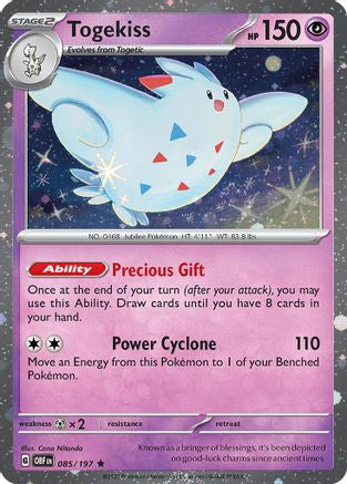 Togekiss - 085/197 (Cosmos Holo) 85 - [Blister Exclusives] Holofoil