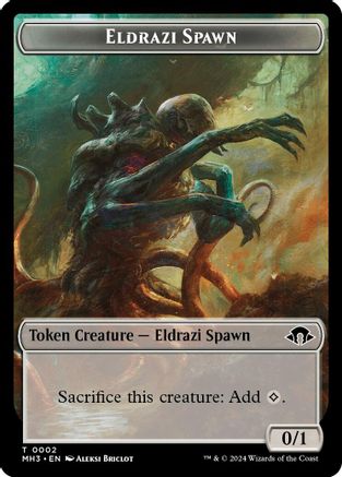 Eldrazi Spawn // Energy Reserve Double-Sided Token (MH3-2 // 36) - [Modern Horizons 3]