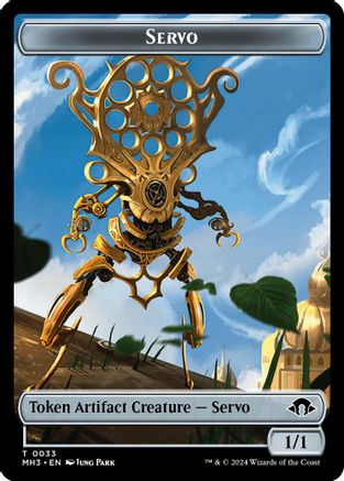 Servo // Energy Reserve Double-Sided Token (MH3-33 // 36) - [Modern Horizons 3]