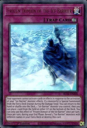 Frozen Domain of the Ice Barrier (BLTR-EN008) - Battles of Legend: Terminal Revenge 1st Edition
