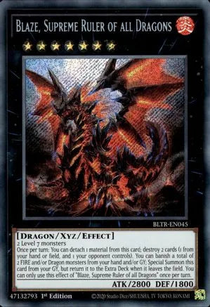 Blaze, Seigneur suprême de tous les dragons (BLTR-EN045) - Battles of Legend : Terminal Revenge 1ère édition 