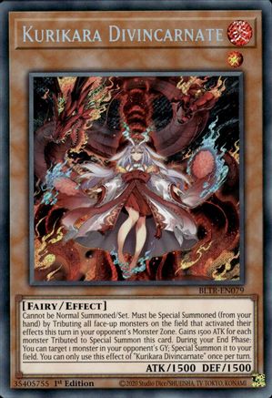 Kurikara Divincarné (BLTR-EN079) - Batailles de Légende : Terminal Revenge 1ère Édition 