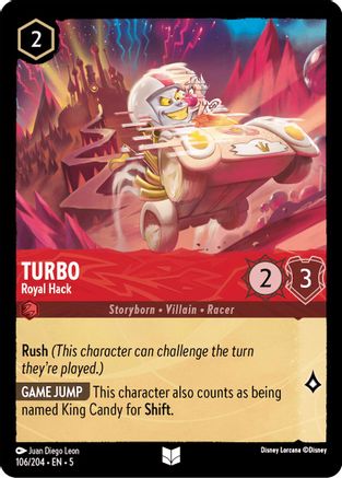 Turbo - Royal Hack (106/204) Cold Foil - Shimmering Skies