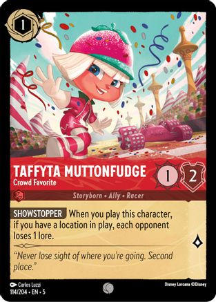 Taffyta Muttonfudge - Crowd Favorite (114/204) Cold Foil - Shimmering Skies