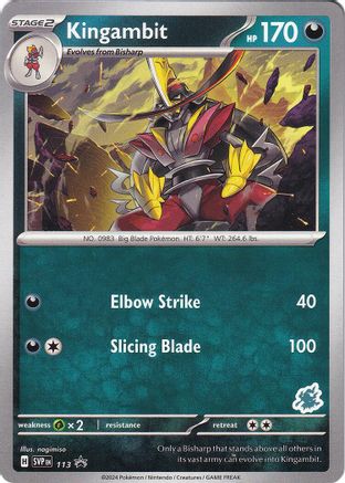 Kingambit - Darkrai Deck 113 - [Battle Academy 2024]