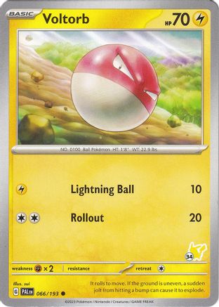 Voltorb - Pikachu 34 66 - [Battle Academy 2024]