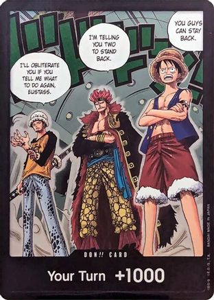 ENFILER!! Carte (Trafalgar Law, Eustass Kid et Monkey.D.Luffy) (Double Pack Set Vol. 4) - 500 ans dans le futur 