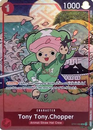 Tony Tony.Chopper (English Version 1st Anniversary Set) (ST01-006) - One Piece Promotion Cards