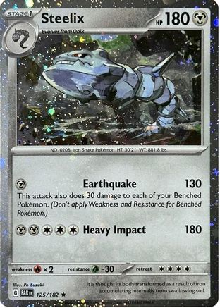 Steelix - 125/182 (Cosmos Holo) 125 - [Miscellaneous Cards & Products] Holofoil