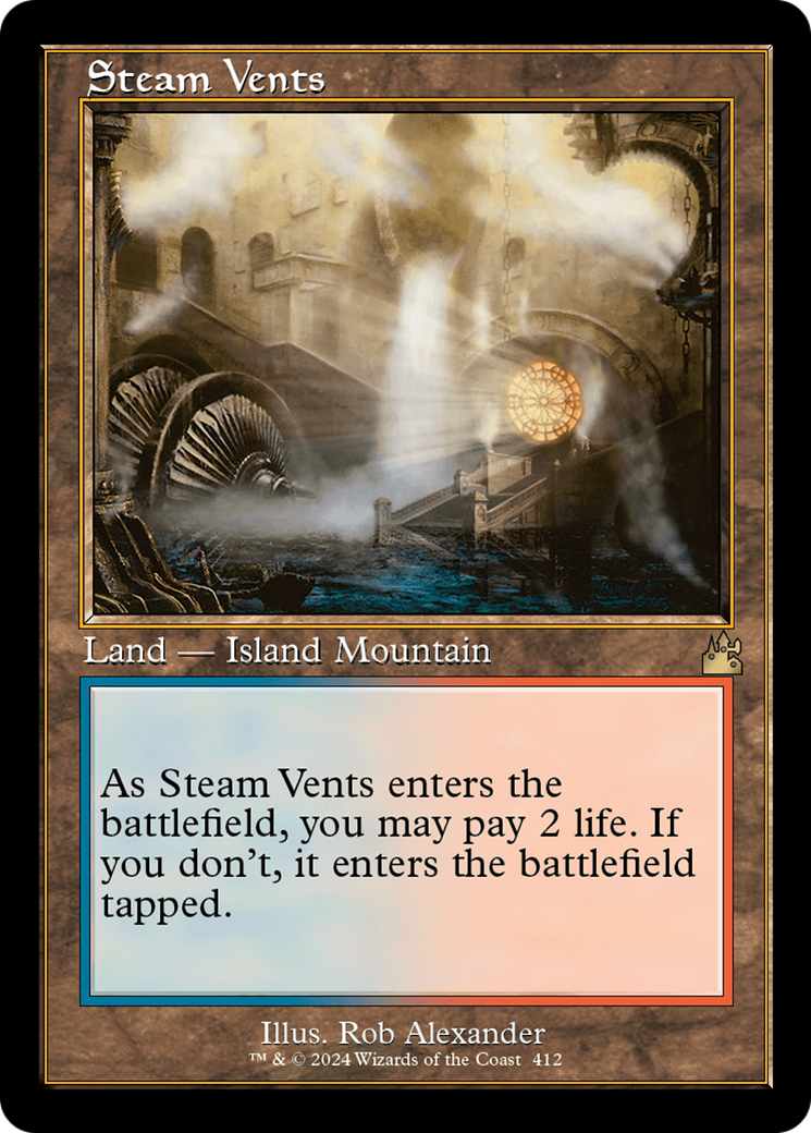 Steam Vents (RVR-412) - [Ravnica Remastered] Foil