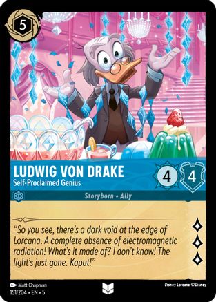 Ludwig Von Drake - Self-Proclaimed Genius (151/204)  - Shimmering Skies