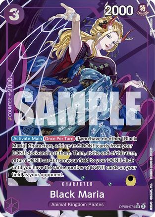 Black Maria (Parallel) (OP08-074) - Two Legends