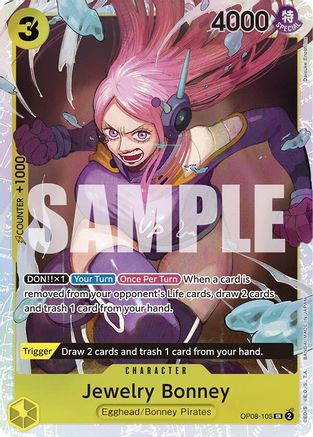 Jewelry Bonney (OP08-105) - Two Legends