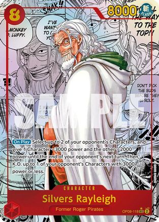 Silvers Rayleigh (Parallel) (Manga) (OP08-118) - Two Legends