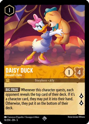Daisy Duck - Donald's Date (16/204) Cold Foil - Shimmering Skies