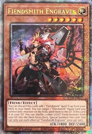 Fiendsmith Engraver (Quarter Century Secret Rare) (INFO-EN017) - The Infinite Forbidden 1st Edition