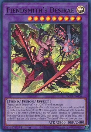 Fiendsmith's Desirae (INFO-EN036) - The Infinite Forbidden 1st Edition