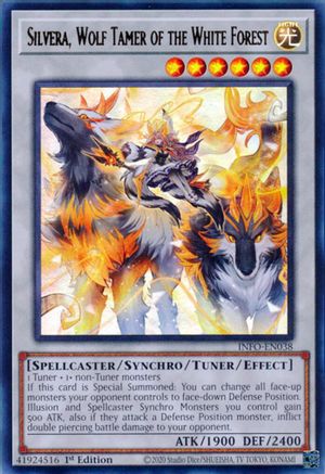 Silvera, Wolf Tamer of the White Forest (INFO-EN038) - The Infinite Forbidden 1st Edition