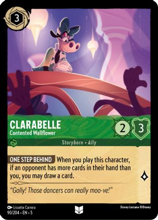 Clarabelle - Contented Wallflower (90/204) Cold Foil - Shimmering Skies