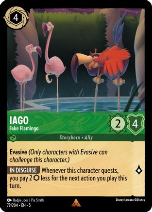 Iago - Fake Flamingo (79/204) Cold Foil - Shimmering Skies