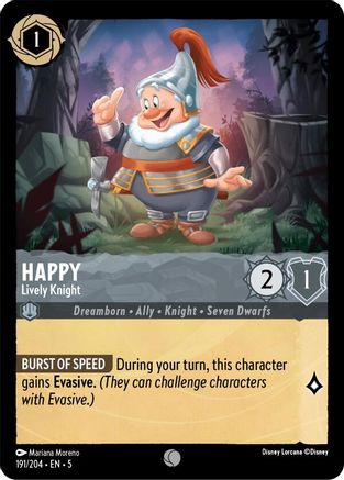 Happy - Lively Knight (191/204) Cold Foil - Shimmering Skies
