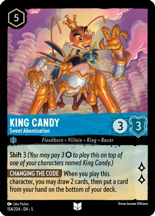 King Candy - Sweet Abomination (154/204) Cold Foil - Shimmering Skies