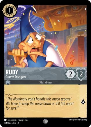 Rudy - Groove Disrupter (174/204) Cold Foil - Shimmering Skies