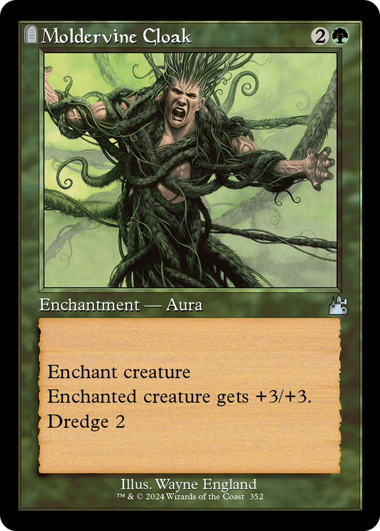 Moldervine Cloak (RVR-352) - [Ravnica Remastered]: (tombstone) Foil