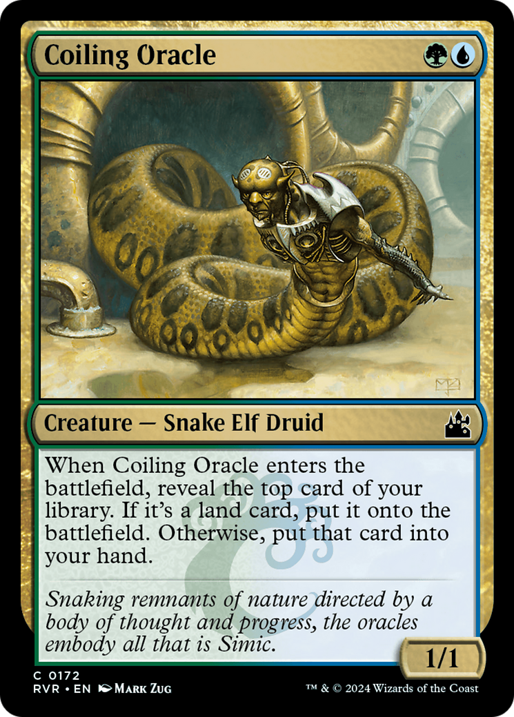 Coiling Oracle (RVR-172) - [Ravnica Remastered]