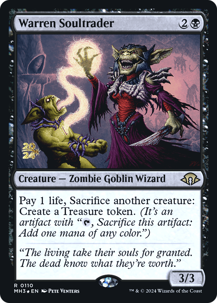 Warren Soultrader (PRE-110S) - [Modern Horizons 3 Promos] Foil