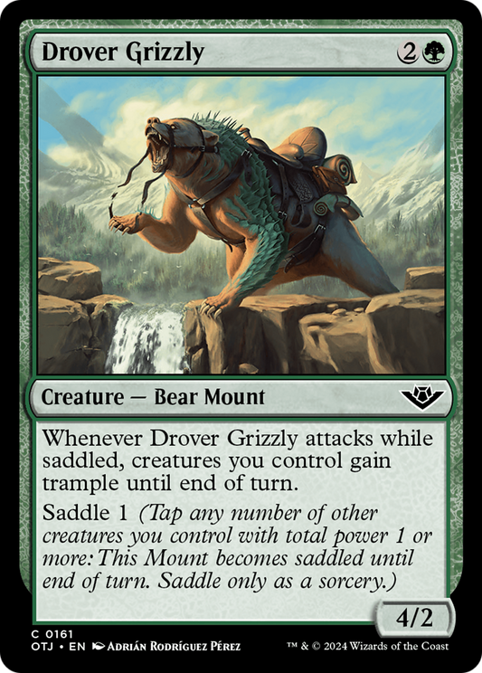 Drover Grizzly (OTJ-161) - [Outlaws of Thunder Junction] Foil