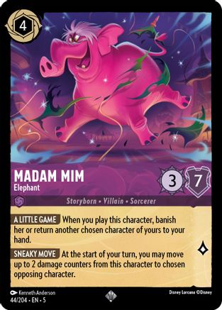 Madam Mim - Elephant (44/204) Cold Foil - Shimmering Skies