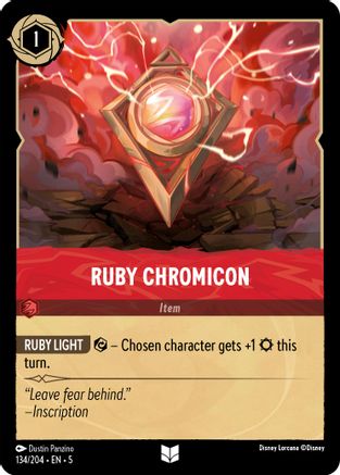 Ruby Chromicon (134/204) Cold Foil - Shimmering Skies