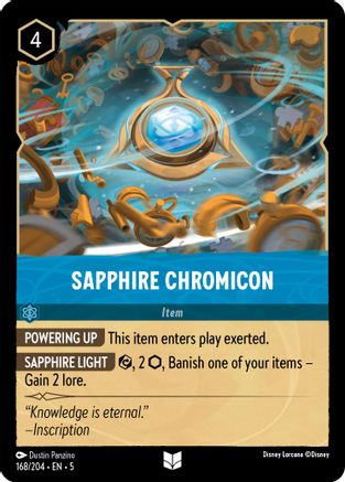 Sapphire Chromicon (168/204)  - Shimmering Skies