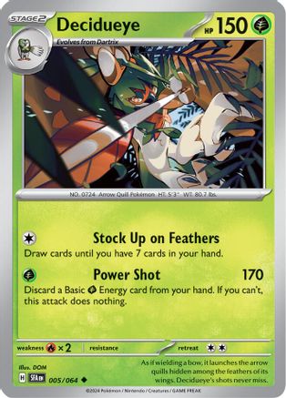 Decidueye 5/064 - [SV Shrouded Fable]