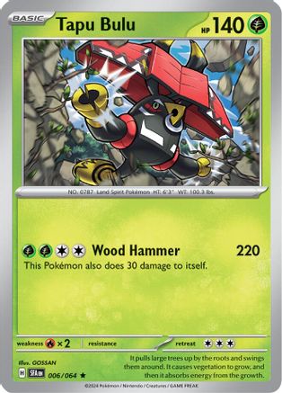 Tapu Bulu 6/064 - [SV Shrouded Fable] Holofoil