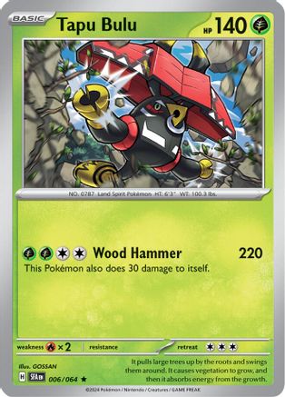 Tapu Bulu - 006/064 6 - [SV Shrouded Fable] Reverse Holofoil