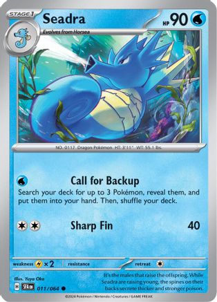 Seadra 11 - [SV Shrouded Fable] Reverse Holofoil