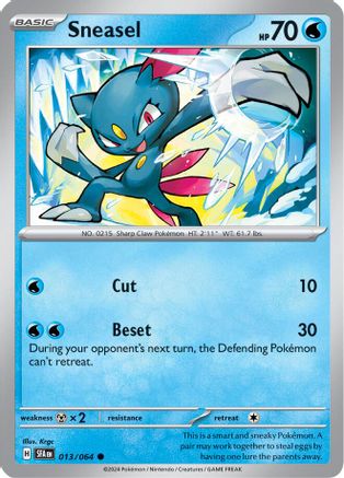 Sneasel 13/064 - [SV Shrouded Fable]