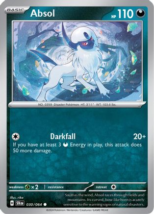 Absol 30 - [SV Shrouded Fable] Reverse Holofoil