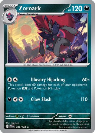 Zoroark 32/064 - [SV Shrouded Fable] Reverse Holofoil